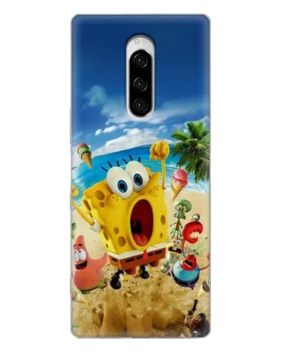 Чехол для Sony Xperia 1 с картинкой «Развлечения на пляже»