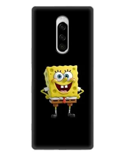 Чехол для Sony Xperia 1 с картинкой «Классический Губка Боб»