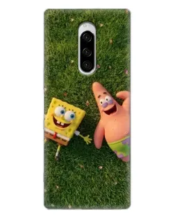 Чехол для Sony Xperia 1 с картинкой «Друзья на лужайке»