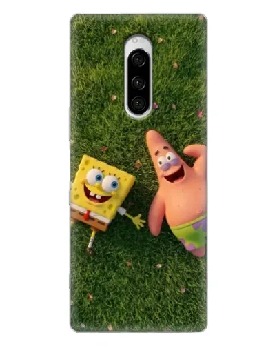 Чехол для Sony Xperia 1 с картинкой «Друзья на лужайке» Чехол для Sony Xperia 1 с картинкой «Друзья на лужайке»