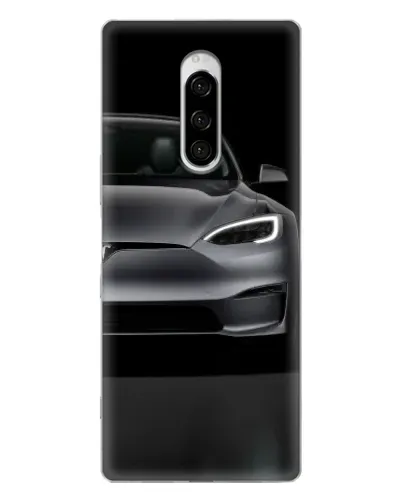 Чехол для Sony Xperia 1 с картинкой «Tesla Model S Look»