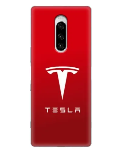 Чехол для Sony Xperia 1 с картинкой «Tesla Red Classic»