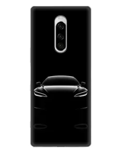 Чехол для Sony Xperia 1 с картинкой «Силуэт Tesla Night» Чехол для Sony Xperia 1 с картинкой «Силуэт Tesla Night»