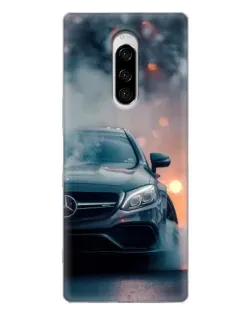 Чехол для Sony Xperia 1 с картинкой «Mercedes — ночной город» Чехол для Sony Xperia 1 с картинкой «Mercedes — ночной город»