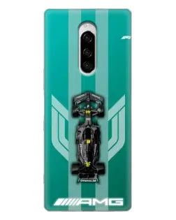 Чехол для Sony Xperia 1 с картинкой «Mercedes AMG Petronas»