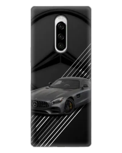 Чехол для Sony Xperia 1 с картинкой «Mercedes AMG — графика» Чехол для Sony Xperia 1 с картинкой «Mercedes AMG — графика»