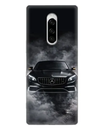 Чехол для Sony Xperia 1 с картинкой «Mercedes в дыму» Чехол для Sony Xperia 1 с картинкой «Mercedes в дыму»