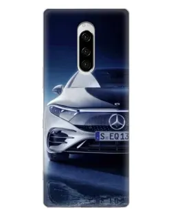 Чехол для Sony Xperia 1 с картинкой «Mercedes EQ — будущее»
