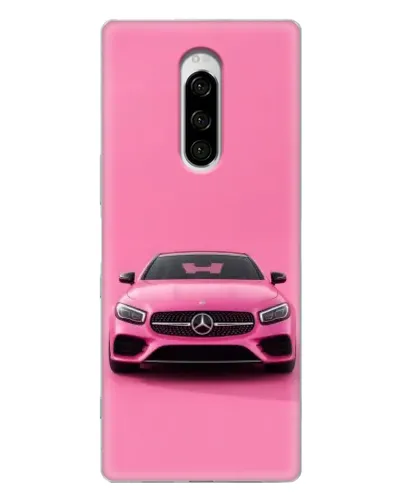 Чехол для Sony Xperia 1 с картинкой «Розовый Mercedes AMG» Чехол для Sony Xperia 1 с картинкой «Розовый Mercedes AMG»