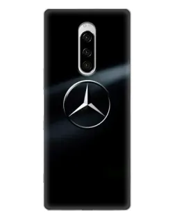 Чехол для Sony Xperia 1 с картинкой «Mercedes на металле» Чехол для Sony Xperia 1 с картинкой «Mercedes на металле»