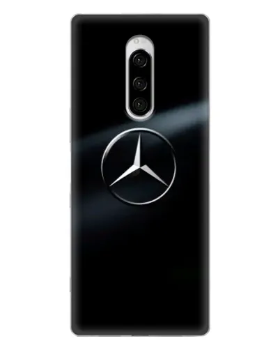Чехол для Sony Xperia 1 с картинкой «Mercedes на металле» Чехол для Sony Xperia 1 с картинкой «Mercedes на металле»