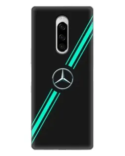 Чехол для Sony Xperia 1 с картинкой «Спортивные линии Mercedes» Чехол для Sony Xperia 1 с картинкой «Спортивные линии Mercedes»