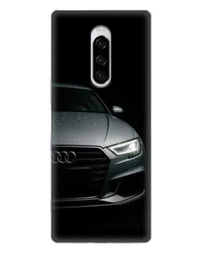 Чехол для Sony Xperia 1 с картинкой «Audi — детализация кузова»