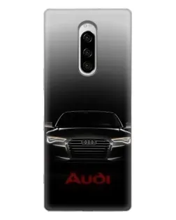 Чохол для Sony Xperia 1 з картинкою «Audi — градієнтний контур» Чохол для Sony Xperia 1 з картинкою «Audi — градієнтний контур»