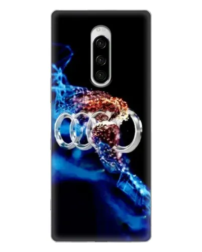 Чехол для Sony Xperia 1 с картинкой «Энергия лого Audi»