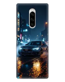 Чохол для Sony Xperia 1 з картинкою «Нічне місто та Audi» Чохол для Sony Xperia 1 з картинкою «Нічне місто та Audi»