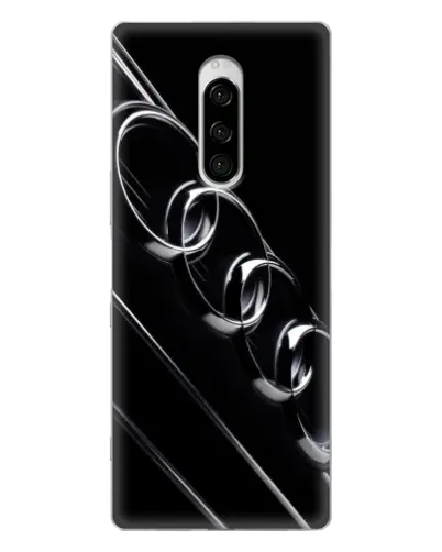 Чехол для Sony Xperia 1 с картинкой «Audi — абстрактные кольца»