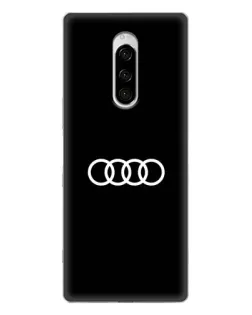 Чохол для Sony Xperia 1 з картинкою «Audi White Logo» Чохол для Sony Xperia 1 з картинкою «Audi White Logo»