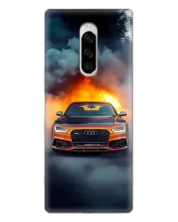 Чохол для Sony Xperia 1 з картинкою «Audi у вогняному диму» Чохол для Sony Xperia 1 з картинкою «Audi у вогняному диму»