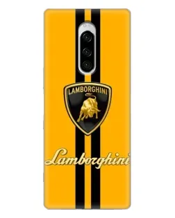 Чехол для Sony Xperia 1 с картинкой «Lamborghini Stripe желтый» Чехол для Sony Xperia 1 с картинкой «Lamborghini Stripe желтый»