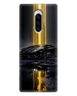 Чехол для Sony Xperia 1 с картинкой «Ночной Lamborghini драйв» Чехол для Sony Xperia 1 с картинкой «Ночной Lamborghini драйв»