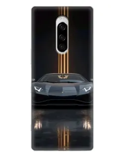 Чехол для Sony Xperia 1 с картинкой «Lamborghini золотые линии» Чехол для Sony Xperia 1 с картинкой «Lamborghini золотые линии»