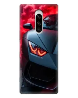 Чехол для Sony Xperia 1 с картинкой «Lamborghini красное сияние» Чехол для Sony Xperia 1 с картинкой «Lamborghini красное сияние»