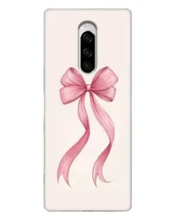 Чохол для Sony Xperia 1 з картинкою «Рожевий бант»