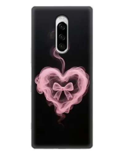 Чехол для Sony Xperia 1 с картинкой «Дымчатое сердце»