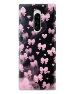 Чехол для Sony Xperia 1 с картинкой «Неоновое кружево»