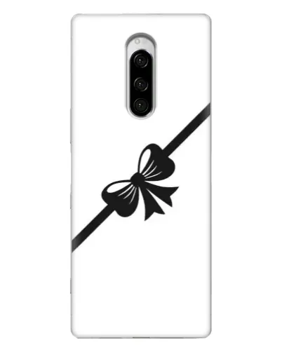 Чехол для Sony Xperia 1 с картинкой «Диагональный бант»