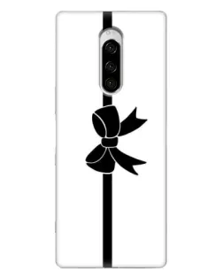 Чехол для Sony Xperia 1 с картинкой «Вертикальный бант»