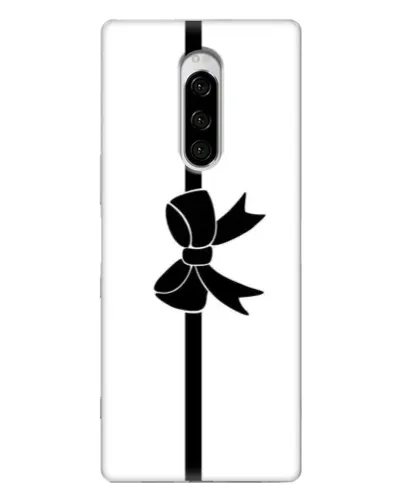 Чехол для Sony Xperia 1 с картинкой «Вертикальный бант»