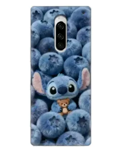 Чехол для Sony Xperia 1 с картинкой «Стич и голубика» Чехол для Sony Xperia 1 с картинкой «Стич и голубика»