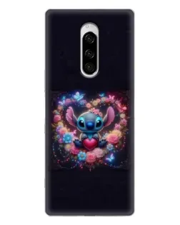 Чехол для Sony Xperia 1 с картинкой «Stitch в цветах» Чехол для Sony Xperia 1 с картинкой «Stitch в цветах»