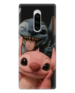 Чехол для Sony Xperia 1 с картинкой «Стич и Ангел» Чехол для Sony Xperia 1 с картинкой «Стич и Ангел»