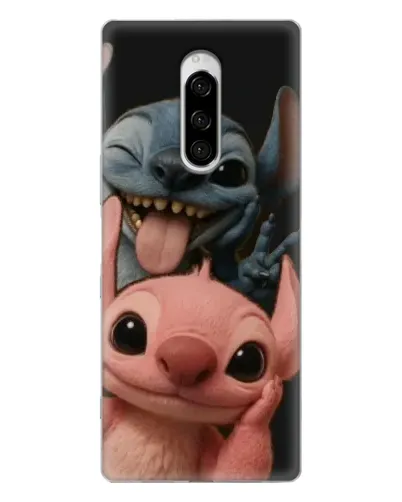 Чехол для Sony Xperia 1 с картинкой «Стич и Ангел» Чехол для Sony Xperia 1 с картинкой «Стич и Ангел»