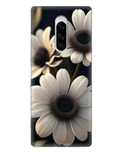 Чехол для Sony Xperia 1 с картинкой «Белые маргаритки макро» Чехол для Sony Xperia 1 с картинкой «Белые маргаритки макро»