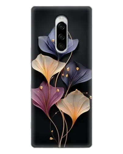 Чехол для Sony Xperia 1 с картинкой «Лиловые цветы грации»