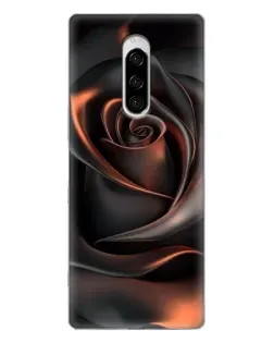 Чехол для Sony Xperia 1 с картинкой «Шелковая черная роза» Чехол для Sony Xperia 1 с картинкой «Шелковая черная роза»