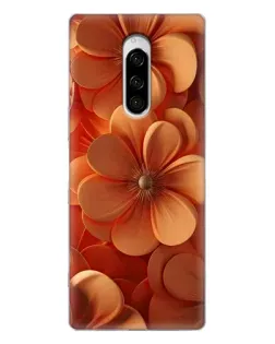 Чехол для Sony Xperia 1 с картинкой «Оранжевый макро цветок» Чехол для Sony Xperia 1 с картинкой «Оранжевый макро цветок»