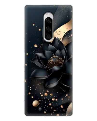 Чехол для Sony Xperia 1 с картинкой «Черный лотос»