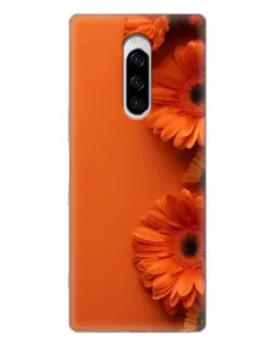 Чехол для Sony Xperia 1 с картинкой «Оранжевые герберы» Чехол для Sony Xperia 1 с картинкой «Оранжевые герберы»