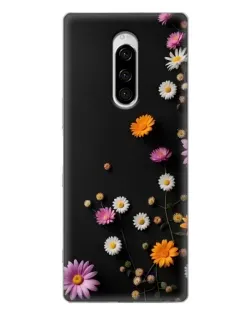 Чехол для Sony Xperia 1 с картинкой «Цветочная композиция» Чехол для Sony Xperia 1 с картинкой «Цветочная композиция»