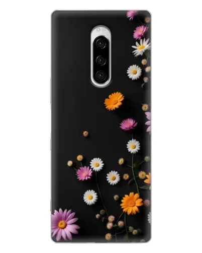 Чехол для Sony Xperia 1 с картинкой «Цветочная композиция»