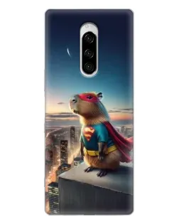Чохол для Sony Xperia 1 з картинкою «Капі-мен супергерой»