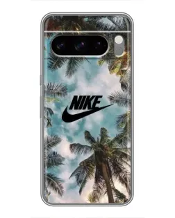 Чехол для Sony Xperia 10 VII с картинкой «Тропический принт Nike» Чехол для Sony Xperia 10 VII с картинкой «Тропический принт Nike»