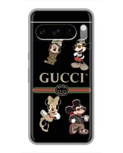 Чохол для Sony Xperia 10 VII з картинкою «Gucci — герої Disney та монограма»