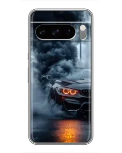 Чехол для Sony Xperia 10 VII с картинкой «BMW M-Power — абстракция»