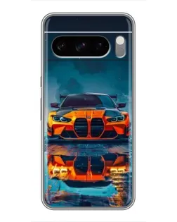 Чехол для Sony Xperia 10 VII с картинкой «BMW — золотая эмблема»